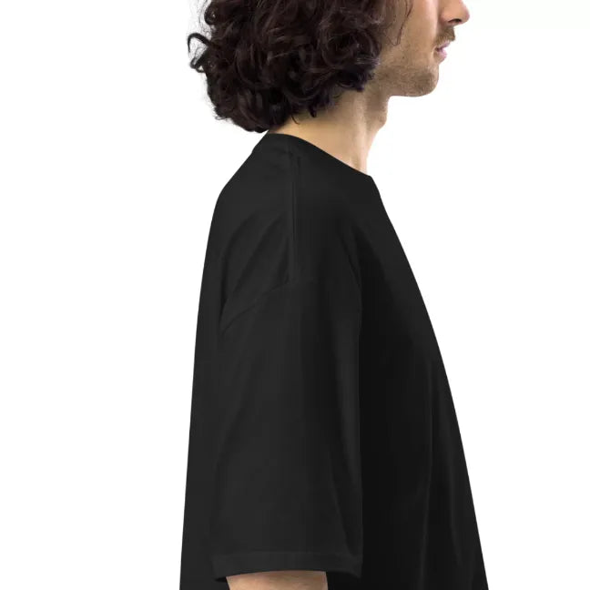 Men's 220 GSM Dropshoulder Oversized T-shirt - Right Sleeve